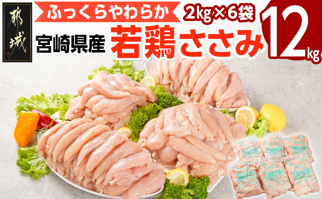 宮崎県産若鶏 ささみ(12kg)_24-G301