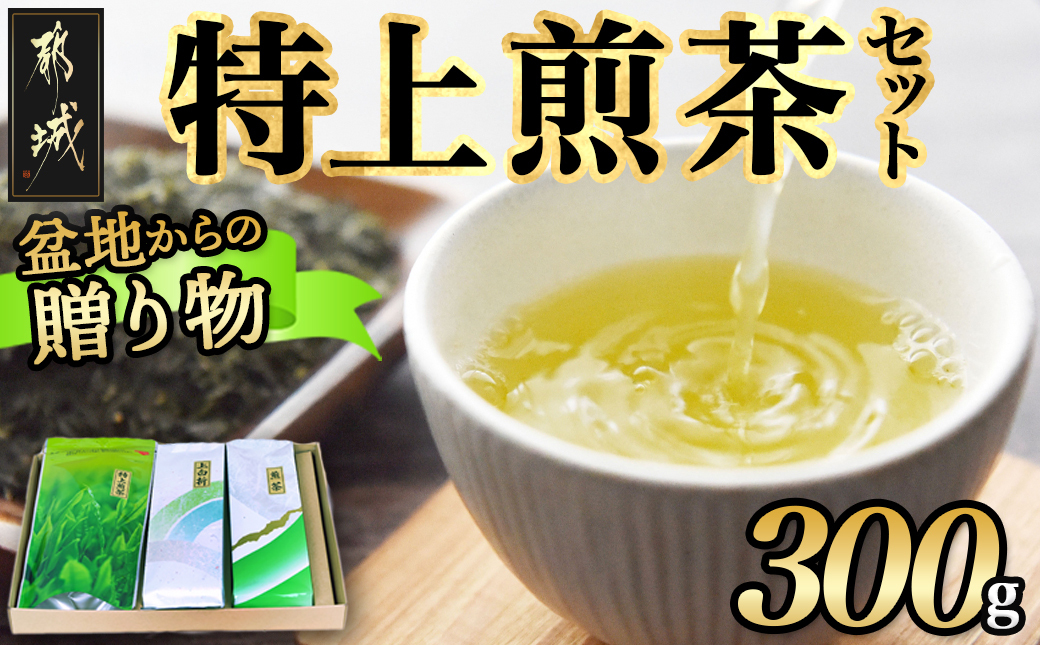 盆地からの贈り物 特上煎茶セット_AA-4801