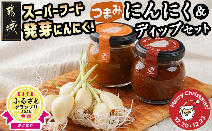 【☆クリスマス☆】スーパーフード!つまみにんにく&ディップセット≪12月20日～23日お届け≫_AA-C902-OJX