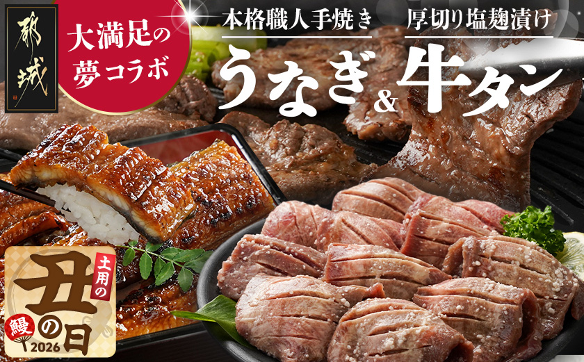 【丑の日】大満足の夢コラボ☆うなぎ&厚切り牛タンセット≪7月20日～25日お届け≫_AC-3308-UG