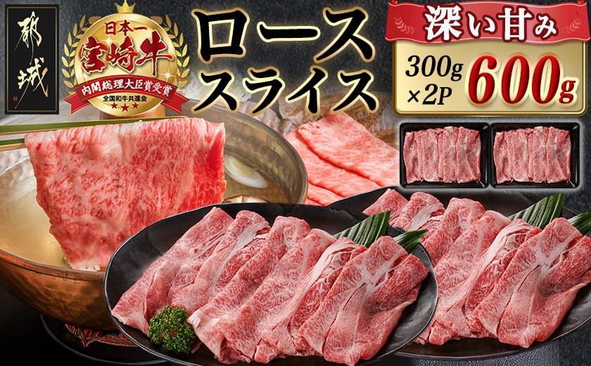 宮崎牛ローススライス(300g×2P)_AC-N404