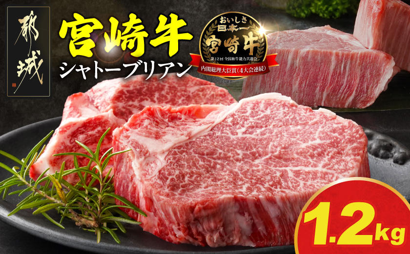 宮崎牛シャトーブリアンステーキ150gx8枚_AK-N201