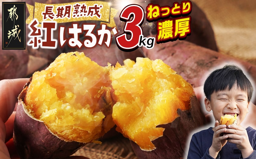都城産 長期熟成紅はるか 3kg_LE-I201
