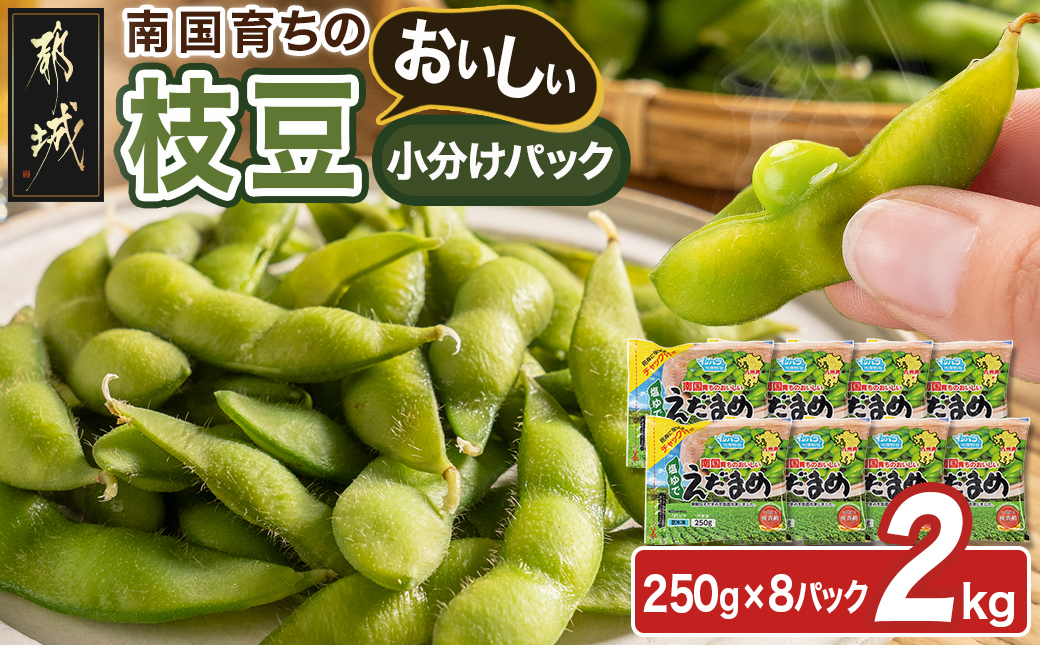 ≪小分けパック≫南国育ちのおいしい枝豆2kg_LG-3322