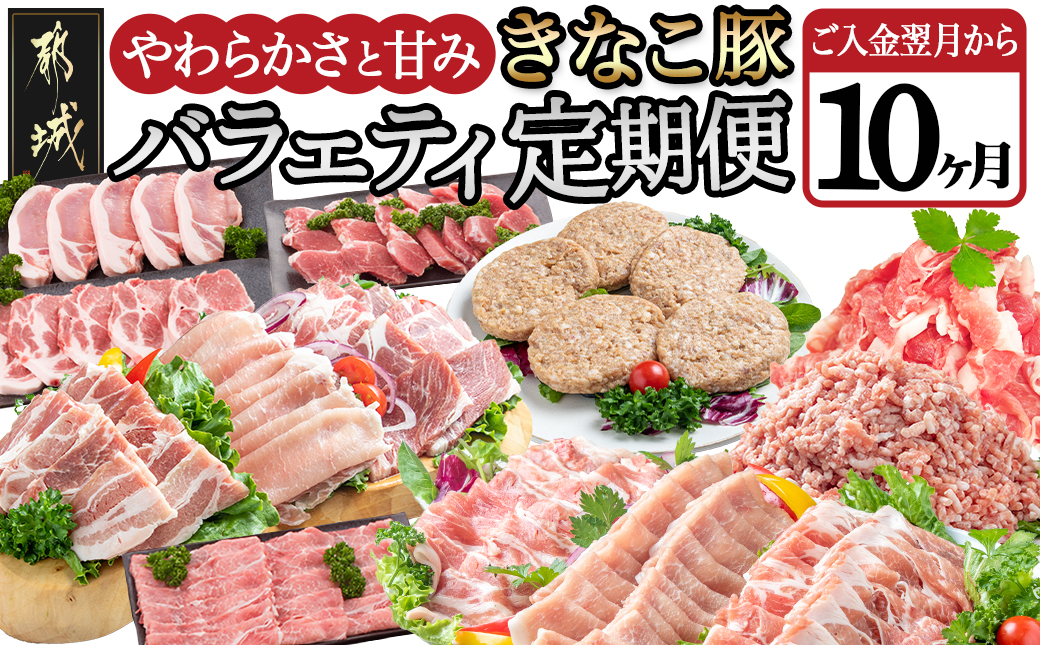 「きなこ豚」バラエティ定期便(10ヶ月)_T120（10）-1202