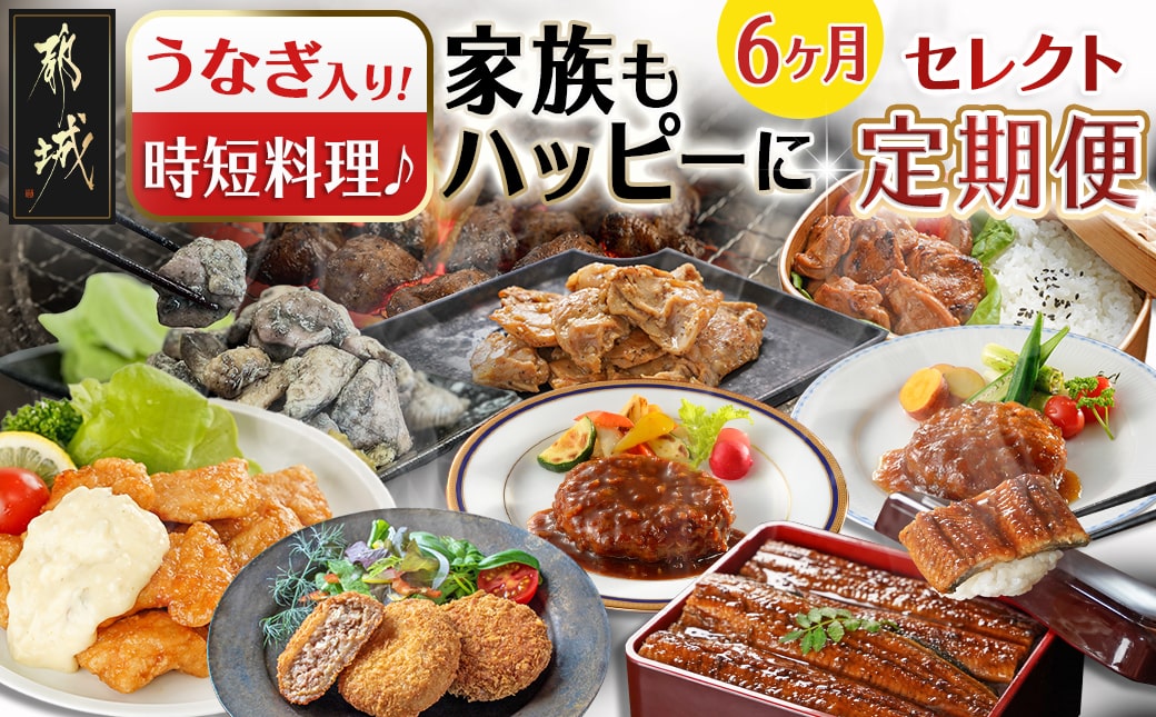 【セレクト定期便】時短料理で家族もハッピーに★うなぎ入り★定期便(6ヶ月)≪2026年お届け≫_T69-MY01