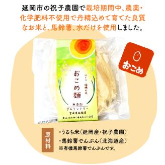 【グルテンフリー】無添加おこめ麺100g×6袋 N0107-YA030