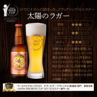 宮崎ひでじビール 定番と栗黒 6本セット N073-ZA468: 延岡市ANAの 