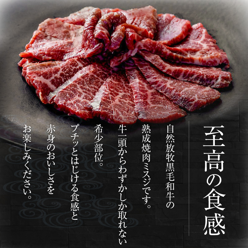 八崎牛の熟成焼肉 ミスジ約80g×4パック N0105-YB257