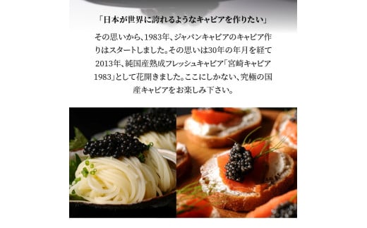 宮崎キャビア1983 (400g 桐箱入り) N027-YL003