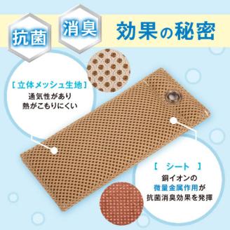 消臭抗菌靴用パッド1足分セット N0164-YA464