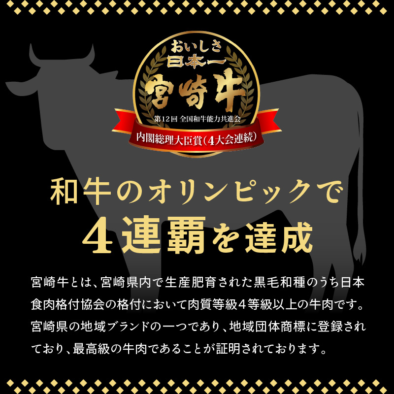 【訳あり品】宮崎牛 モモステーキ400g N0140-YA4424