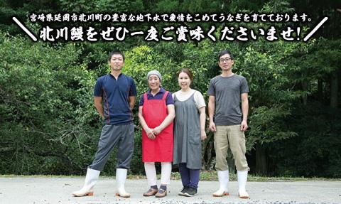 【急速冷凍】北川鰻の白焼き（2尾） N010-YA665