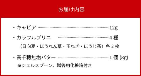 宮崎キャビア1983(12g)&カラフルブリニセット N027-YC910