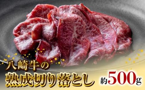 八崎牛の熟成の切り落とし約500g N0105-YA2240