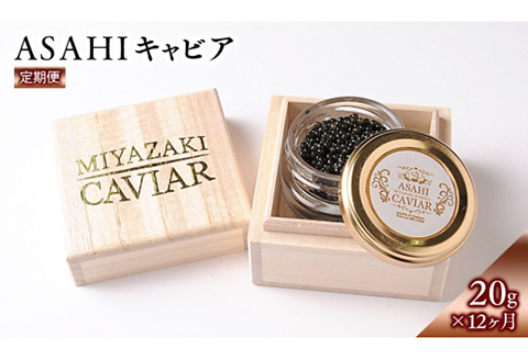ASAHIキャビア20g×12ヶ月定期便 N032-YZH008