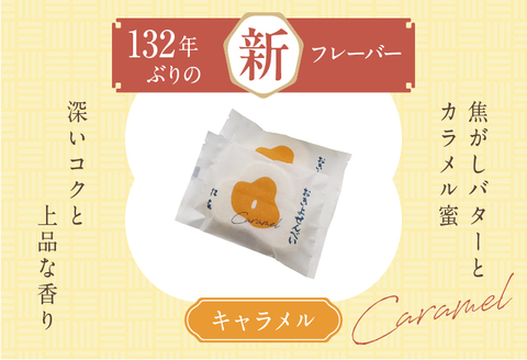 おきよせんべい キャラメル 48枚(2枚×24袋) 和菓子 お菓子 煎餅 国産 おやつ おかき スイーツ 手焼き シンプル おすすめ お土産 ギフト 贈り物 贈答 プレゼント おすそ分け 宮崎県 日南市 送料無料 おきよせんべい松家_BD87-24