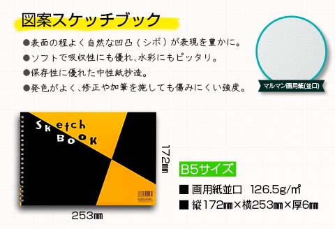 マルマン スケッチ ブック スケッチパッド B5サイズ 2種 セット 合計15冊 雑貨 文房具 日用品 メモ帳 国産 筆記用具 文具 画用紙 ノート イラスト 絵画 おえかき帳 キャンバス デッサン スクラップブッキング 事務用品 おすすめ 宮崎県 日南市 送料無料_CC75-25