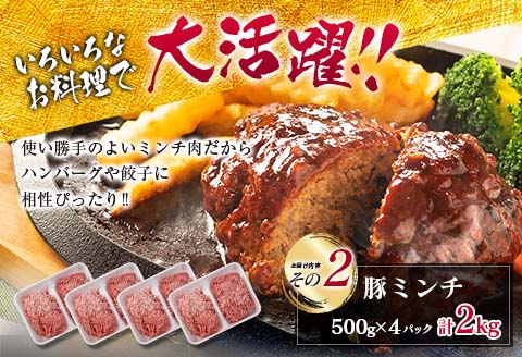数量限定 豚肩ロース スライス 豚ミンチ セット 合計4kg 肉 豚肉 人気 おすすめ 国産 食品 しゃぶしゃぶ ハンバーグ 生姜焼き ミートソース グルメ おかず お弁当 おつまみ 晩ご飯 小分け 詰め合わせ おすそ分け お取り寄せ 宮崎県 日南市 送料無料 お肉だヨ!全員集合!!_CA74-25