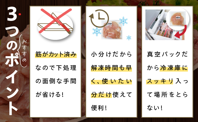 日南どり 筋なし ささみ 計2.5kg 鶏肉 国産 チキン ササミ 人気 小分け 便利 おかず お弁当 食品 真空パック ヘルシー 高タンパク 低カロリー 焼肉 唐揚げ サラダ グルメ お取り寄せ おすすめ ご褒美 記念日 お祝い おすそ分け 日南市 宮崎県 送料無料 日南どりTRINITY_CB83-24