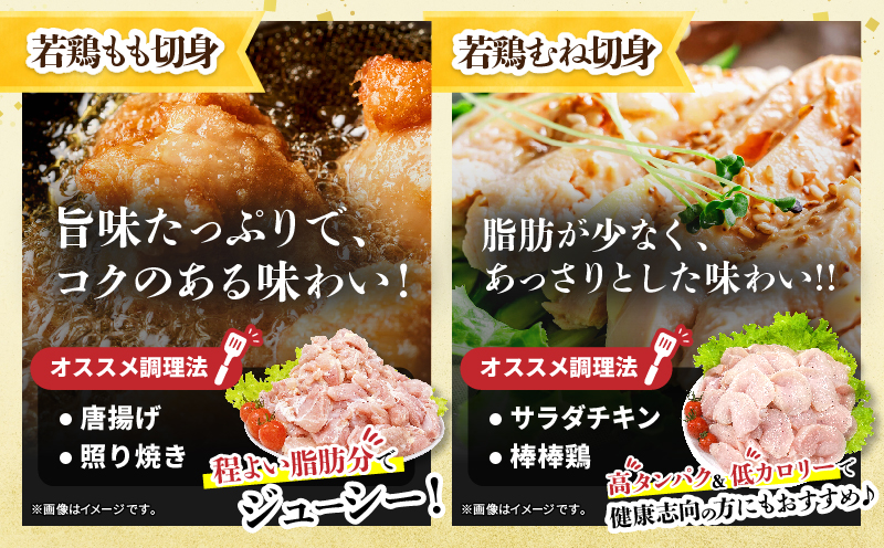 宮崎県産 豚肉＆鶏肉 よくばりセット 合計4.5kg 国産 食品 切り落とし スライス もも むね 切身 小分け 真空パック 万能 便利 簡単調理 食べ比べ おかず から揚げ チキン南蛮 カレー しゃぶしゃぶ すき焼き 生姜焼き 肉じゃが 棒棒鶏 おすすめ 冷凍 日南市 送料無料_DB43-25