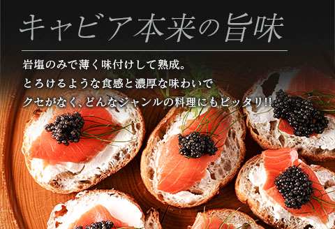 ≪年末年始限定≫ 本格熟成キャビア「宮崎キャビア1983 ベステル」計50g 魚卵 魚介 魚貝 国産 食品 加工品 新鮮 世界三大珍味 黒いダイヤ 希少 贅沢 海産物 おすすめ 高級 ご褒美 パーティー お祝い 記念日 人気 贈り物 贈答 特産品 冷凍 宮崎県 日南市 送料無料_HD3-23