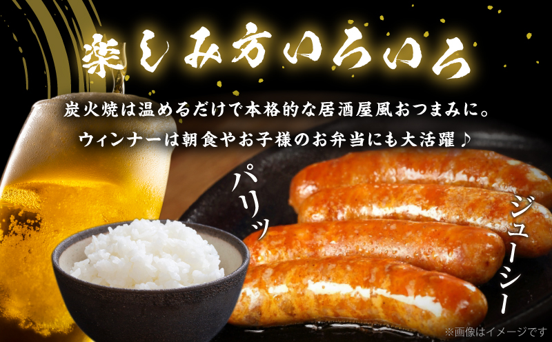 みやざき 地頭鶏 炭火焼 ウィンナー セット 合計920g 数量限定 肉 鶏肉 加工品 国産 チキンウインナー 化粧箱入り 小分け 惣菜 おすすめ おかず おつまみ お弁当 ブランド地鶏 詰め合わせ 贈り物 ギフト 贈答 プレゼント 冷凍 宮崎県 日南市 送料無料_CC65-25