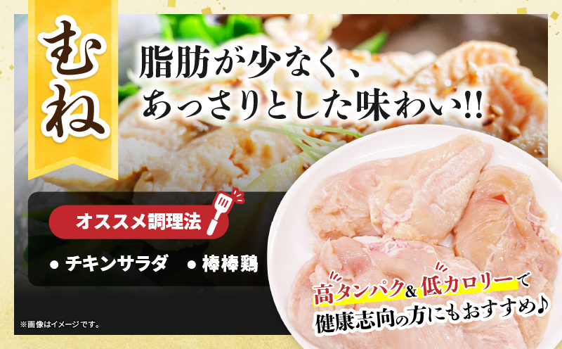 宮崎県産 若鶏 もも むね セット 合計8kg 肉 鶏肉 とり 鳥 国産 真空パック おすすめ 人気 詰め合わせ おかず お弁当 唐揚げ 照り焼き 蒸し鶏 チキンサラダ 棒棒鶏 ギフト 贈り物 贈答 お祝い 記念日 パーティー 日南市 送料無料_FC14-25 合計8kg(もも4kg＋むね4kg)