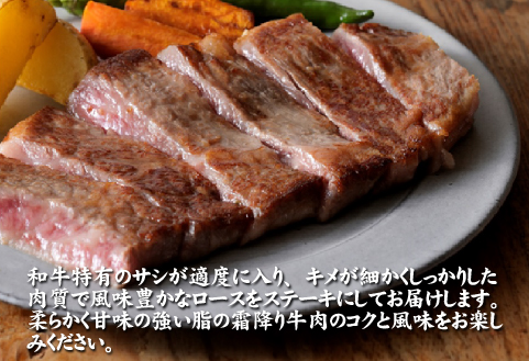 宮崎牛 ロースステーキ 250g（牛肉 黒毛和牛 畜産農家応援 ロース ステーキ 赤身 数量限定）