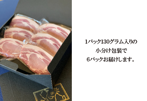 【精肉屋さん直送】宮崎県産ホエー豚ローストンテキ用 6枚（豚肉 豚 ロース ステーキ 豚ロース肉 トンテキ用 ご家庭用 冷凍）