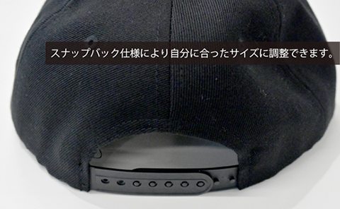 「KOBAYASHI CITY」キャップ（黒地×白ロゴ・フリーサイズ）