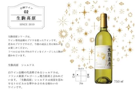 【高原の白ワイン】シャルドネ（辛口）　1ダース