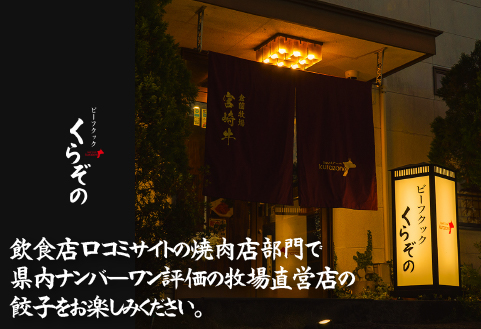 【数量限定】黒毛和牛100％餃子 計48個（8個×6P 黒毛和牛 餃子 ギョーザ 中華 限定 冷凍）