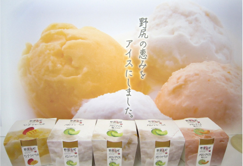 めろめろメロンと宮崎マンゴーアイスセット（アイス シャーベット マンゴー メロン スイーツ）
