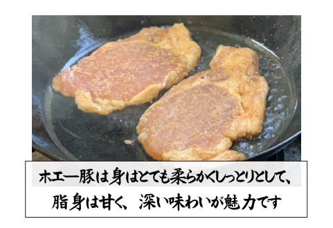 【精肉屋さん直送】宮崎県産ホエー豚ローストンテキ用 6枚（豚肉 豚 ロース ステーキ 豚ロース肉 トンテキ用 ご家庭用 冷凍）