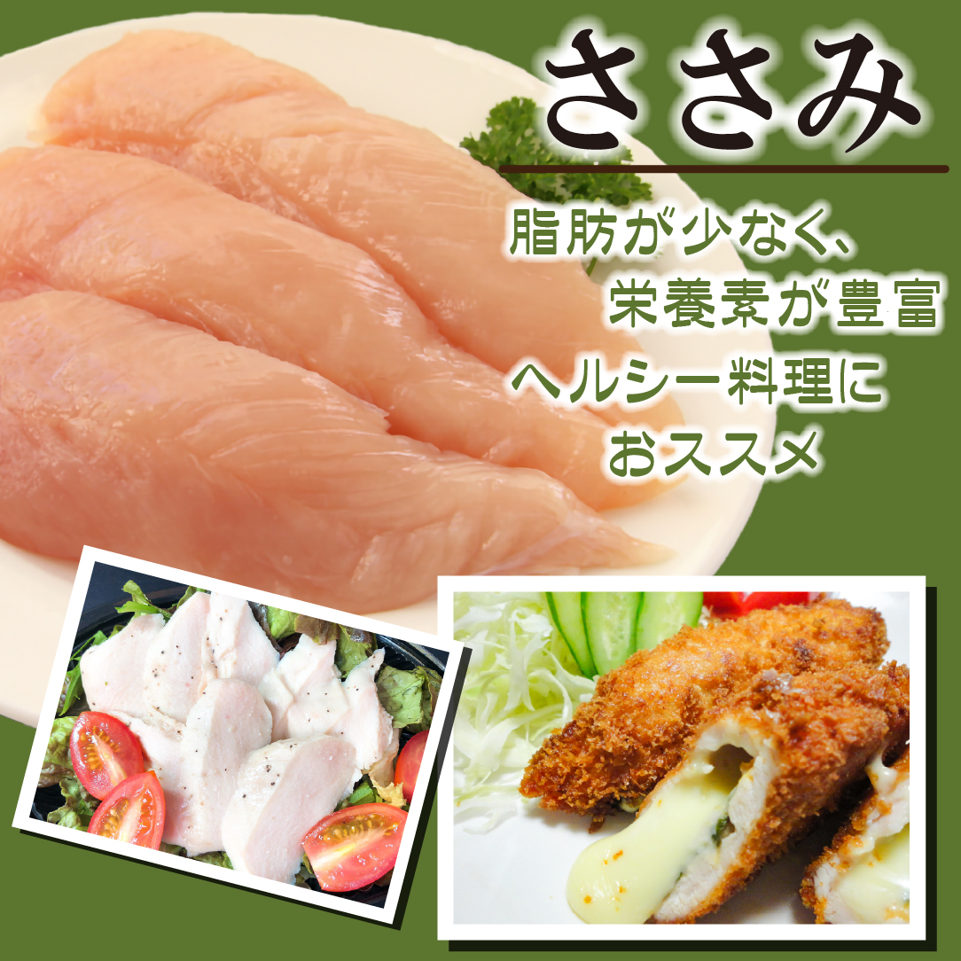 【カット済み】宮崎県産若鶏ヘルシーセット 計3.5kg（むね肉 ささみ 鶏肉 鶏ムネ ムネ 唐揚げ 焼き鳥）