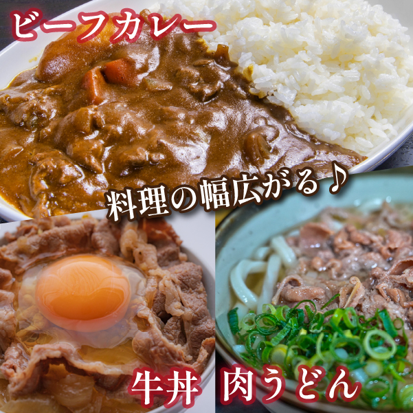 【訳あり】A4等級以上 宮崎牛切り落とし 500g×2P 計1kg（内閣総理大臣賞 A4 A5 宮崎牛 牛肉 黒毛和牛 赤身 切り落とし 小間切れ 宮崎県）