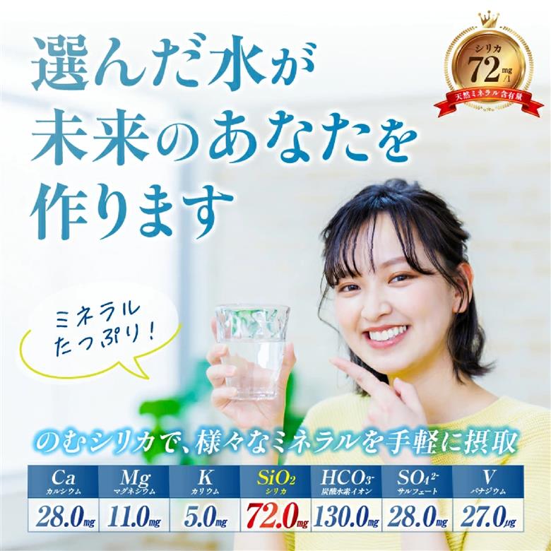 のむシリカ LIGHT 500ml×24本セット（シリカ シリカ水 水 天然水 日用品 飲料水 ミネラルウォーター 美容 人気 霧島 宮崎県）