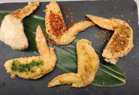 【レンジでチンするだけ♪】極旨塩手羽先唐揚げ 24本（国産 鶏肉 手羽先 手羽 唐揚げ 簡単調理 冷凍 人気）