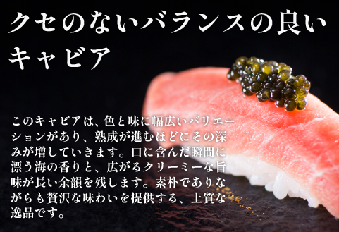 【定期便・全12回】＜国際線ファーストクラス採用＞宮崎キャビア1983 100g×12回（国産 キャビア 魚卵 宮崎県 宮崎 小林市 定期便）