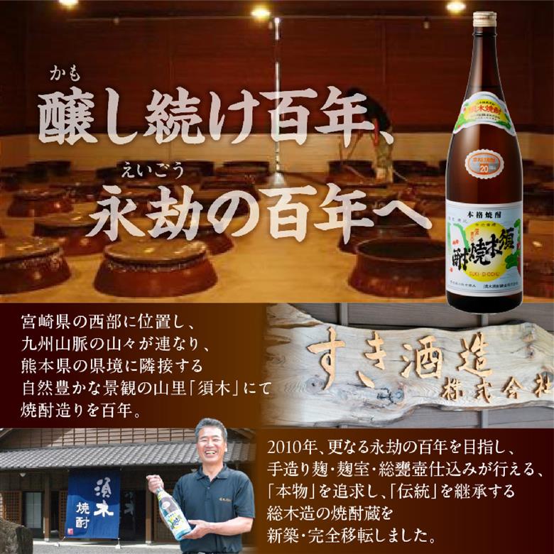 【優等賞受賞】本格手作り須木焼酎 900ml×6本（焼酎 お酒 酒 瓶 芋 芋焼酎 本格焼酎 本格芋焼酎 須木焼酎 宮崎県 小林市）