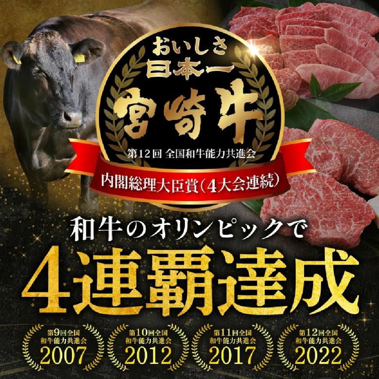 【内閣総理大臣賞！】A5等級 小林市産宮崎牛 ヒレステーキ 4枚セット 宮崎牛 牛肉 肉 ステーキ ヒレ 生 ヒレステーキ 数量限定 プレミアムシリーズ