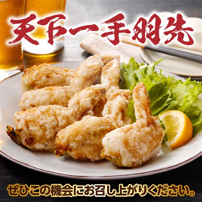 【レンジでチンするだけ♪】宮崎手羽ギョーザ 18本（国産 鶏肉 手羽先 手羽 餃子 ギョウザ 味付き 調理済み 冷凍 人気）