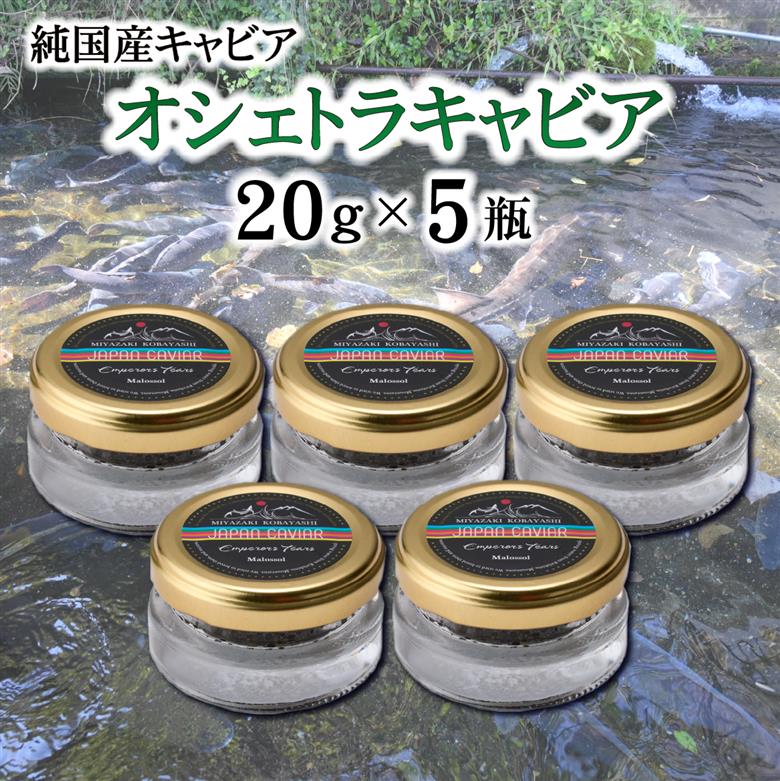 【純国産キャビア】オシェトラキャビア 100g 皇帝の涙 国産 チョウザメ 魚卵 宮崎県 小林市