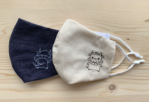 こすモ～ちゃんマスクセット　　　　＜いこま屋＞