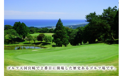 ゴルフ 宮崎 美々津カントリークラブ【平日限定】セルフ ゴルフプレー券（お一人様分)＋食事付き[美々津観光開発 宮崎県 日向市 452060465] ゴルフ場施設利用券 チケット ゴルフ場利用券 体験