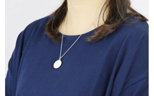 日向特製はまぐり碁石ペンダント [ミツイシ(黒木碁石店) 宮崎県 日向市 452060830]