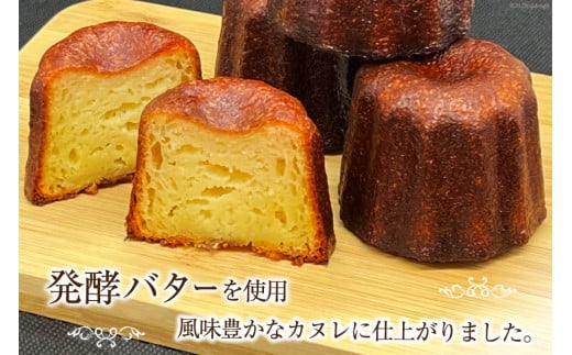 【発酵バター100%使用】 カヌレ 5個 [三日月堂 宮崎県 日向市 452060883] 個包装 菓子 スイーツ お菓子 焼菓子 おかし 洋菓子 デザート 冷凍