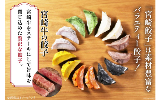 餃子 宮崎牛の餃子 15個入 ×4p 計 60個 [餃子の里 宮崎県 日向市 452061059] 宮崎 ぎょうざ 冷凍 宮崎牛