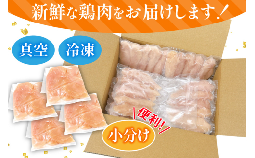 鶏肉 ささみ 宮崎県産 若鶏ささみ 5kg セット [TRINITY 宮崎県 日向市 452061347] ササミ 鶏ささみ 鶏ササミ 小分け 冷凍 真空パック 個包装 宮崎 若鶏 国産